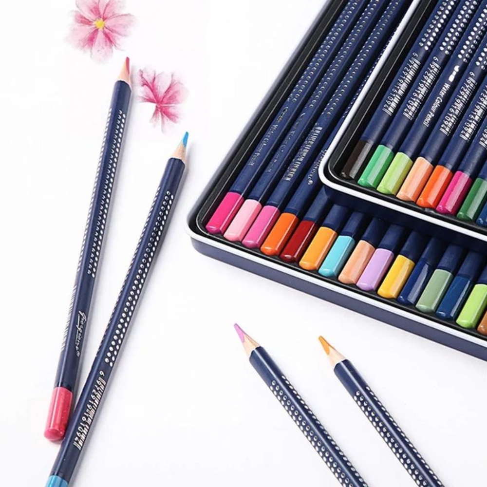 Colored Pencil Professional - Wooden 12/24/36 Colors Pencil Set Professional