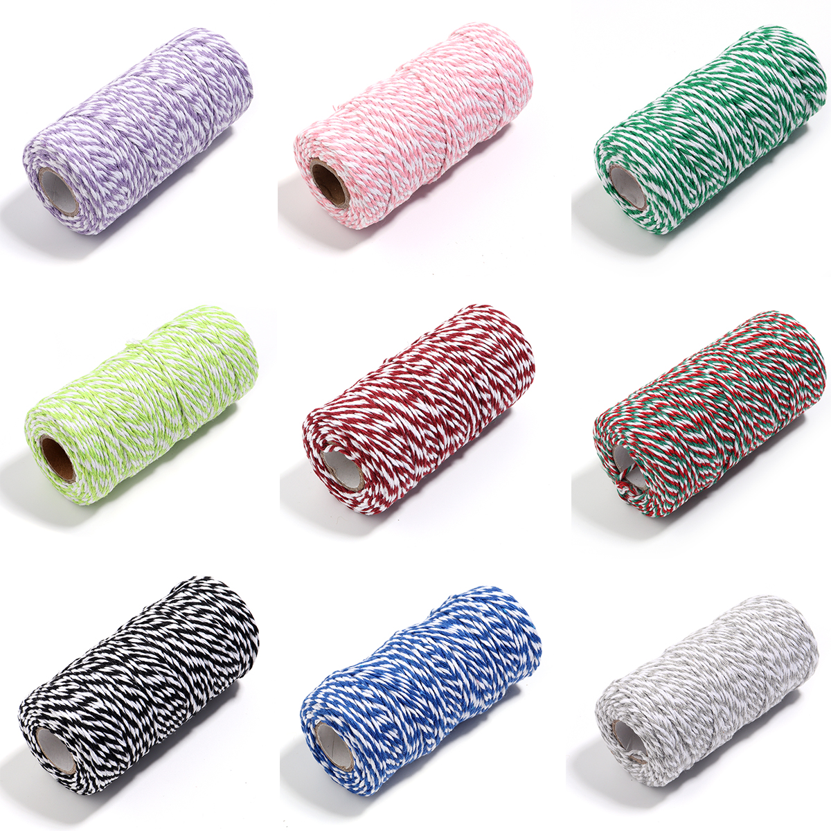 Art Craft Christmas - 100M/Roll 2mm Bakers Twine String Cotton