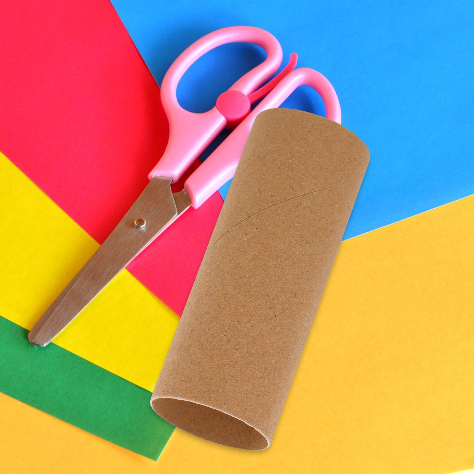 Art Craft With Cardboard - 20Pcs DIY Paper Tubes Round Cardboard