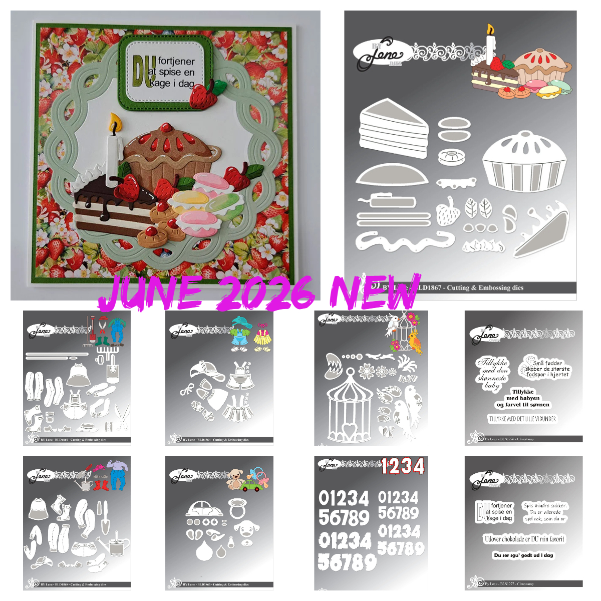Rubber Stamp Blank - By Lene Danske Tekster Silicone Stamps