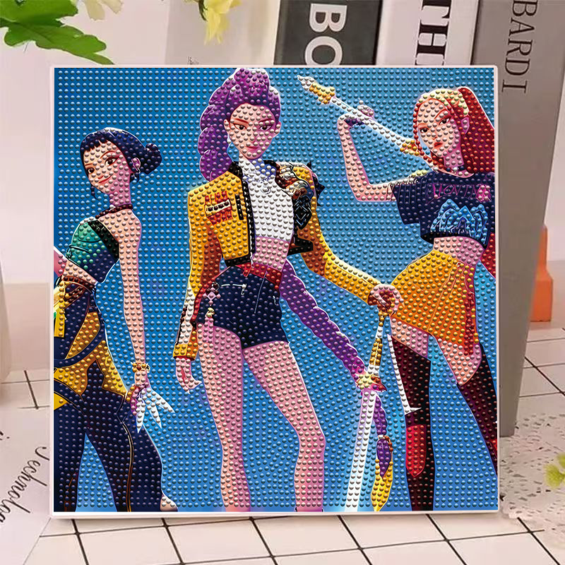 Art Craft And - Anime Gilrs Lumi Mila Zoi K-pop