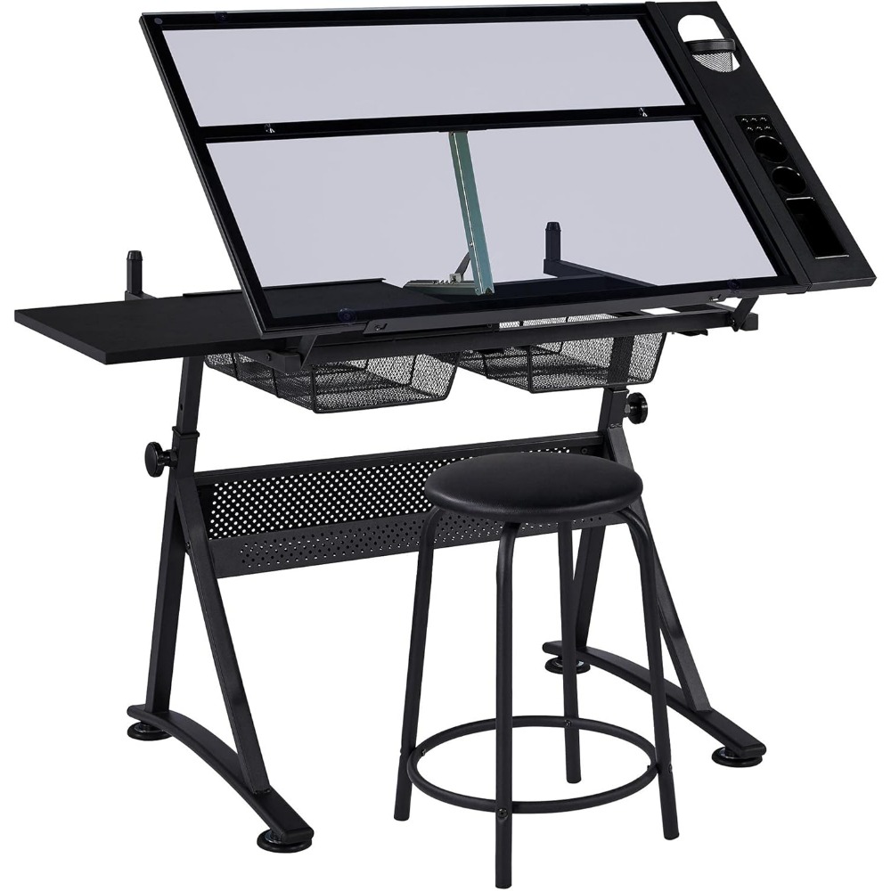 Art & Craft Tape - Height Adjustable Drafting Table with Stool,
