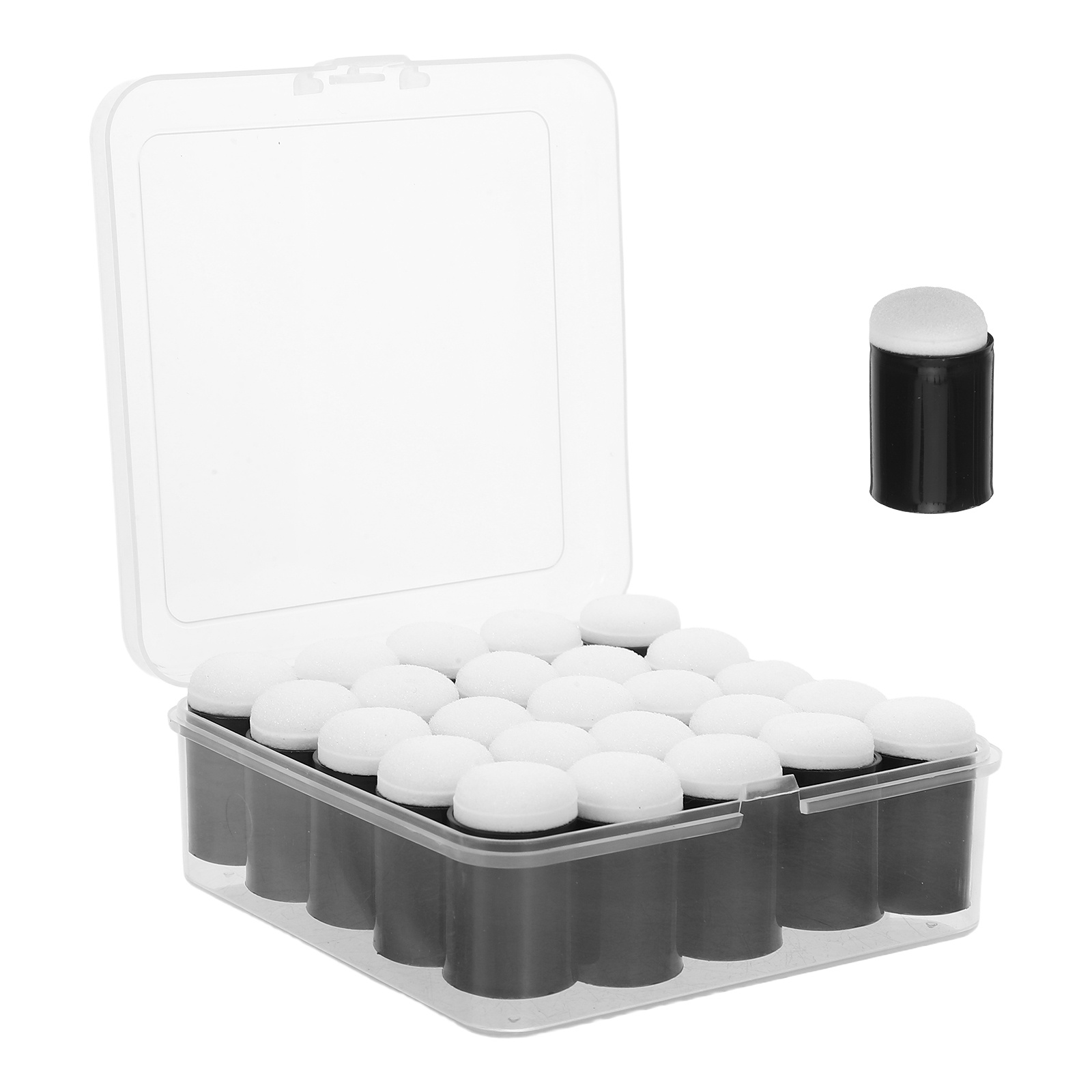 Box Art And Craft - 25pcs Finger Sponge Daubers With Storage