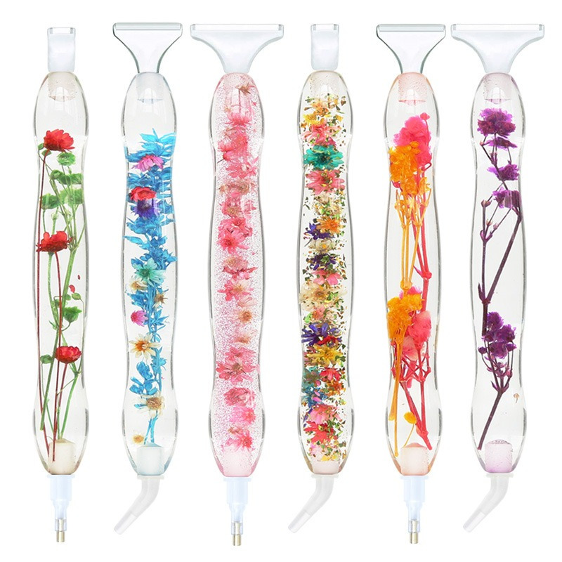 Art Craft Handmade - 1set Flower Design Resin 5D Diamond