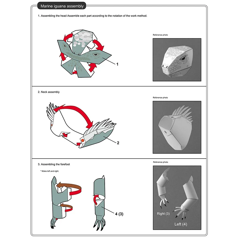 Marine Iguana Origami Art Mini – Art Craft With Cardboard recenzja i cena
