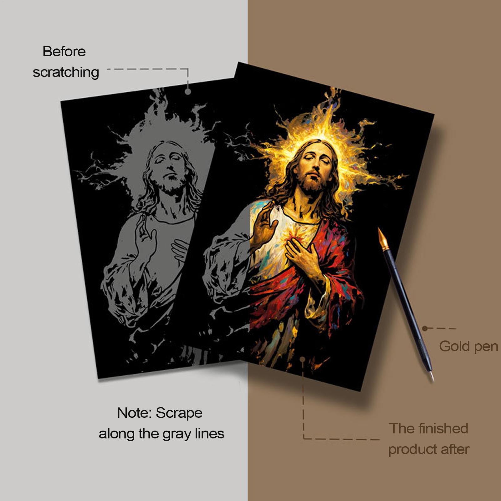 Scratch Book Jesus Scratch Pai – Art Craft Book recenzja i cena