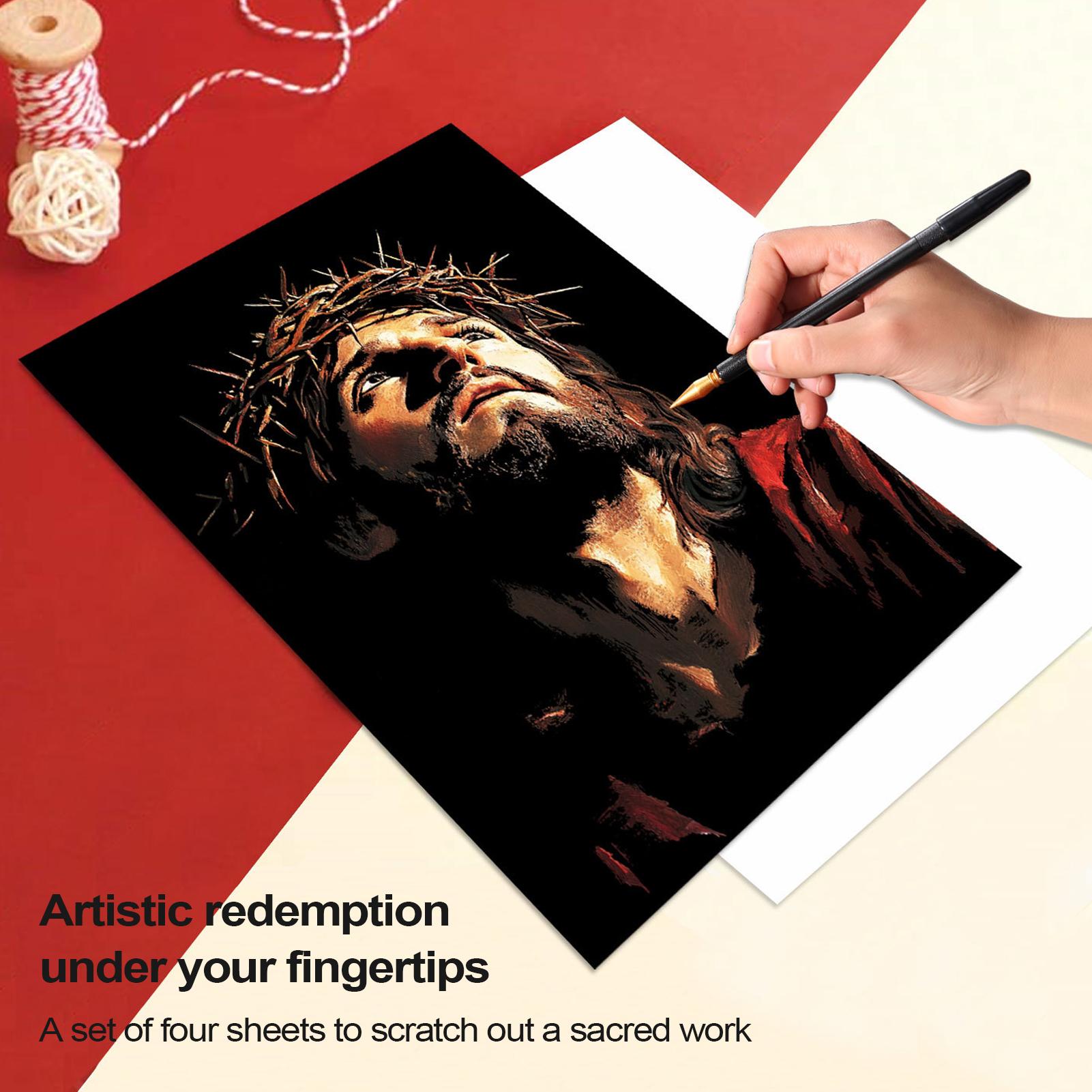 Scratch Book Jesus Scratch Pai – Art Craft Book recenzja i cena