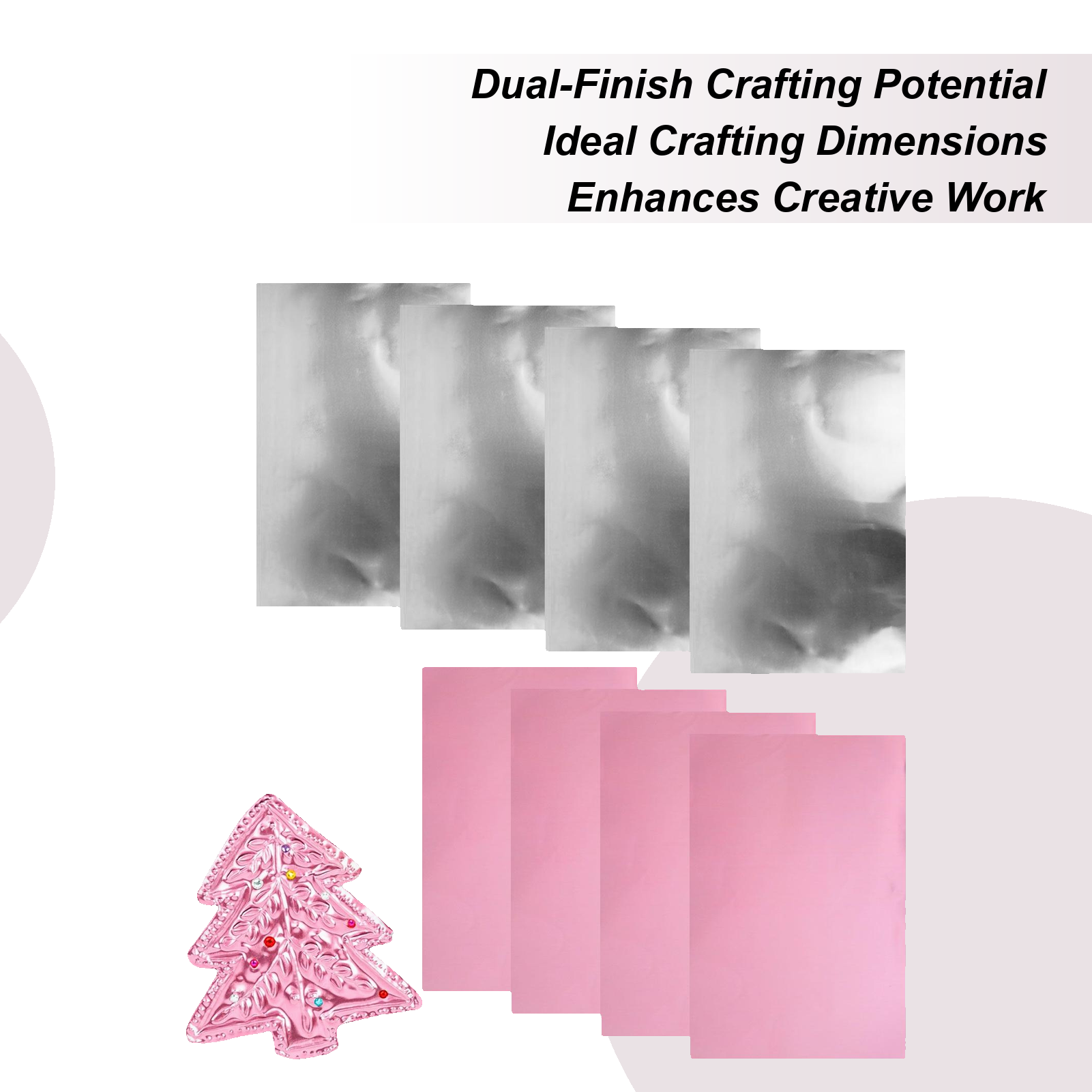 Embossing Foil 8 Pieces Alumin – Art Craft Christmas recenzja i cena