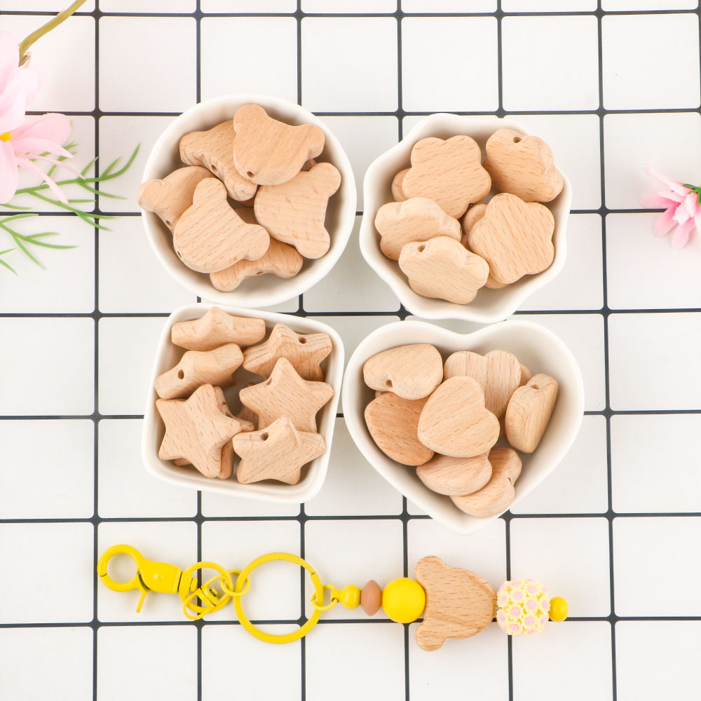 Kovict 15pcs Beech Wood Bear F – Art Craft Handmade recenzja i cena