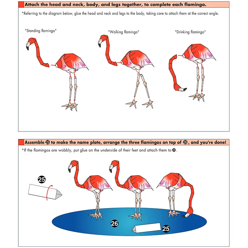 Caribbean Flamingo Folding Thr – Art Craft With Cardboard recenzja i cena