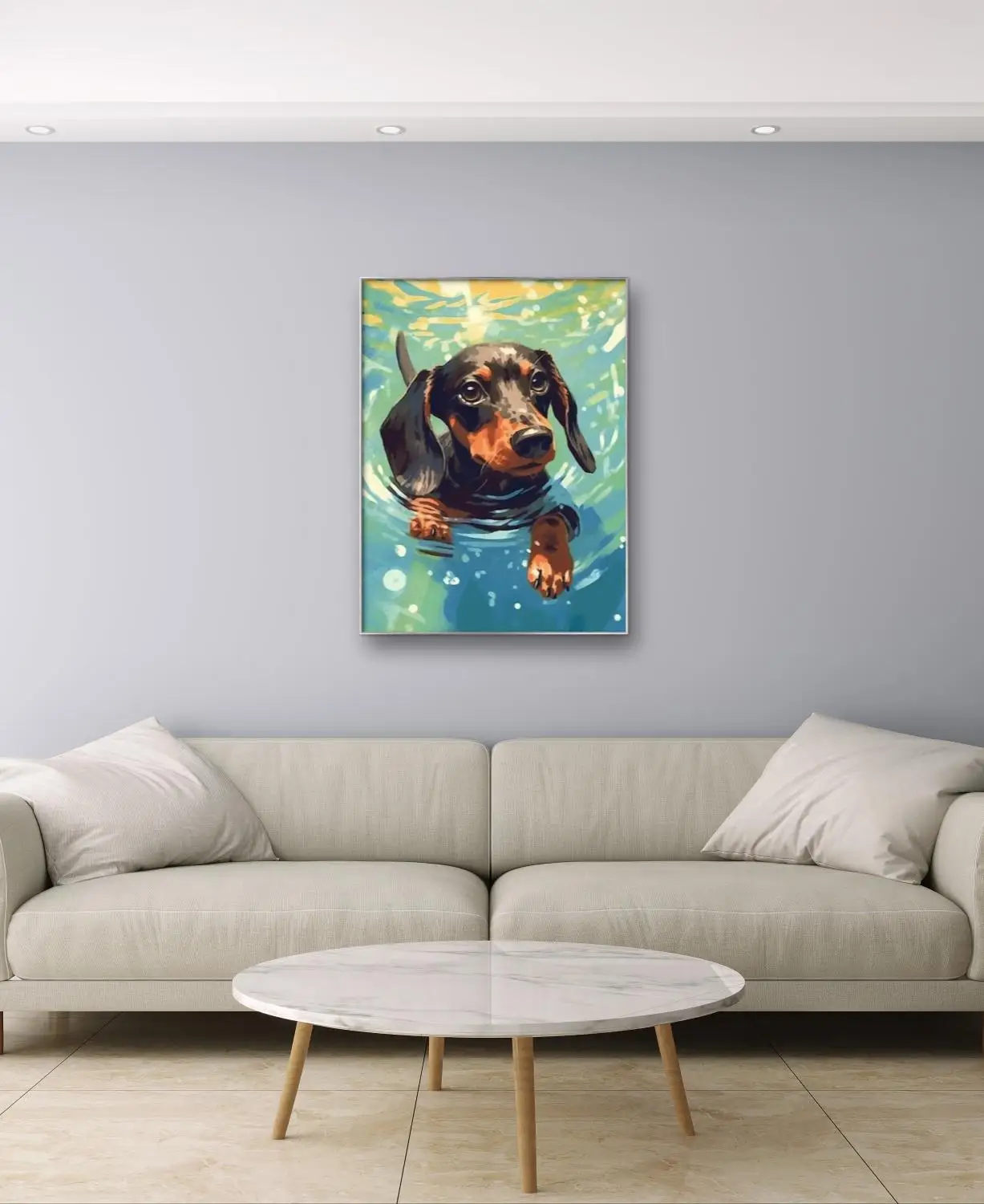 Dachshund DIY Digital Oil Pain – Art Craft Simple recenzja i cena