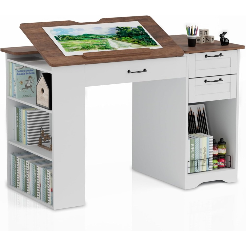 Adjustable Art Table with Stor – Art & Craft Tape recenzja i cena