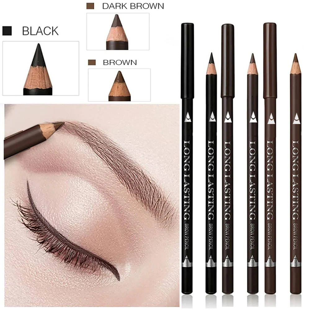 6/12Pcs Eye Brow Pencil Waterp – Colored Pencil Professional recenzja i cena