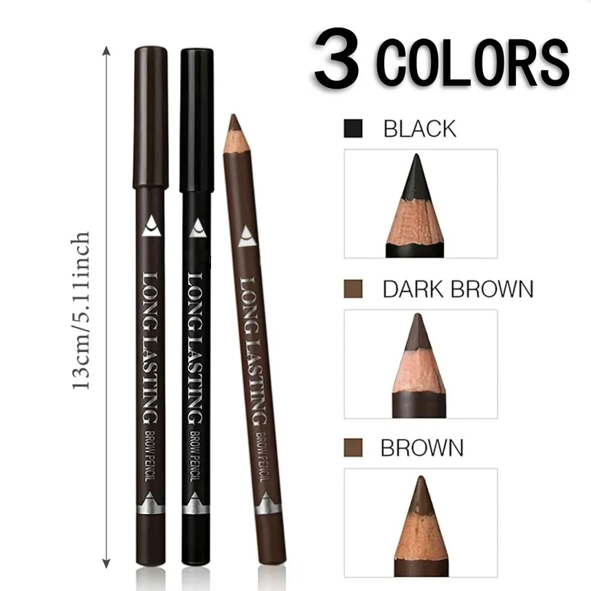 6/12Pcs Eye Brow Pencil Waterp – Colored Pencil Professional recenzja i cena
