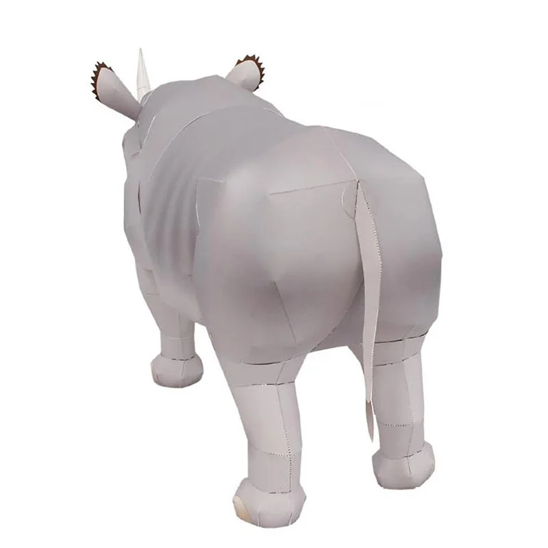 Rhinoceros Hook-lipped Handmad – Art Craft With Cardboard recenzja i cena