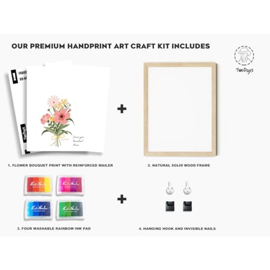 Flower Bouquet Handprint Art C – Art & Craft Tape recenzja i cena