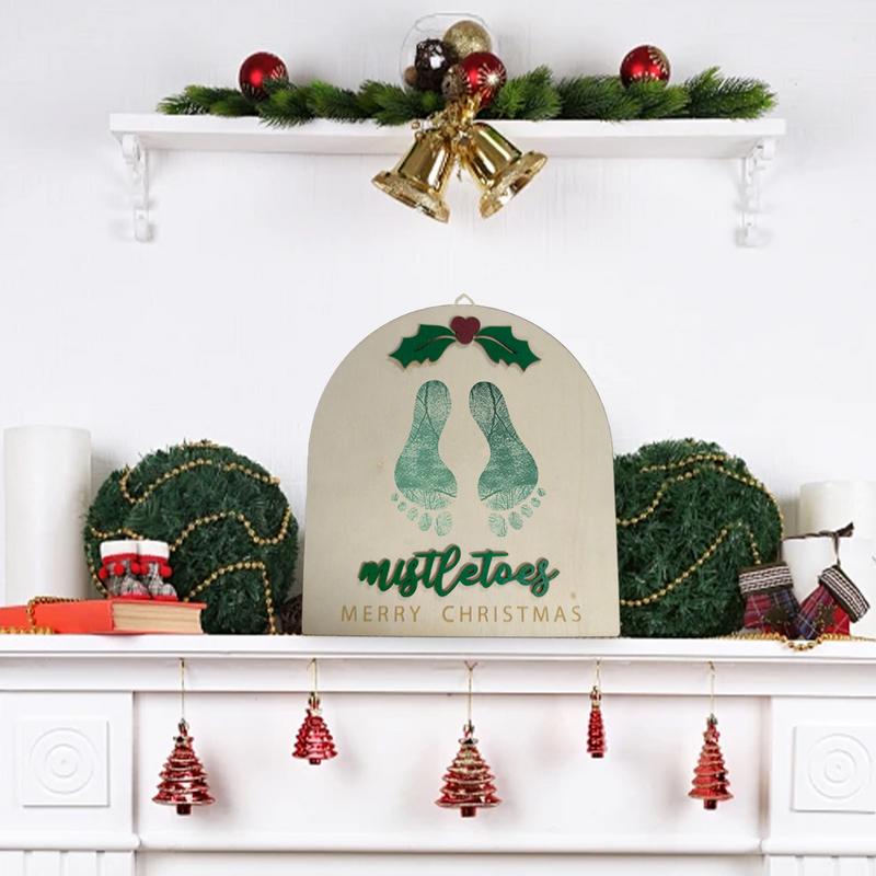 Baby's Footprint Christmas Sig – Art And Craft For Nursery recenzja i cena