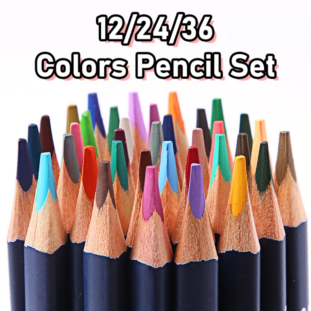 Wooden 12/24/36 Colors Pencil  – Colored Pencil Professional recenzja i cena