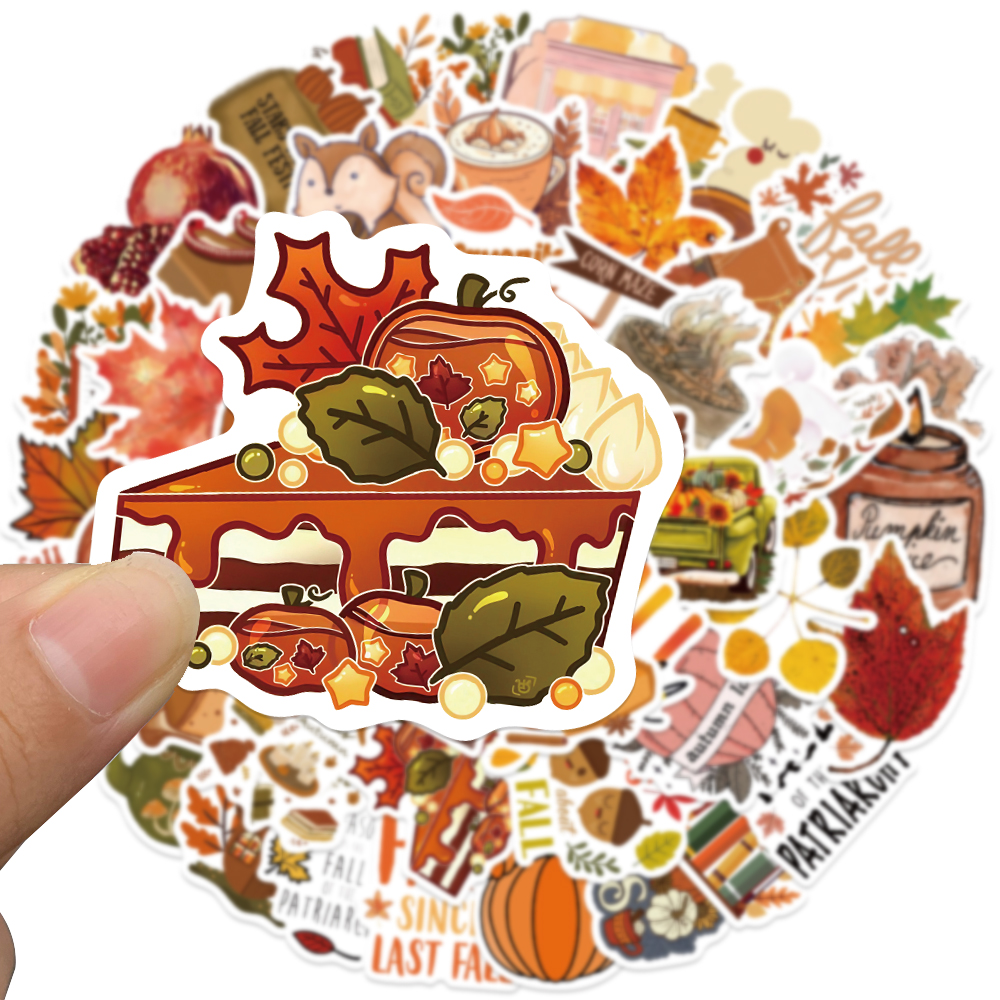 50PCS Cute Autumn Fall Sticker – Art And Craft Autumn recenzja i cena