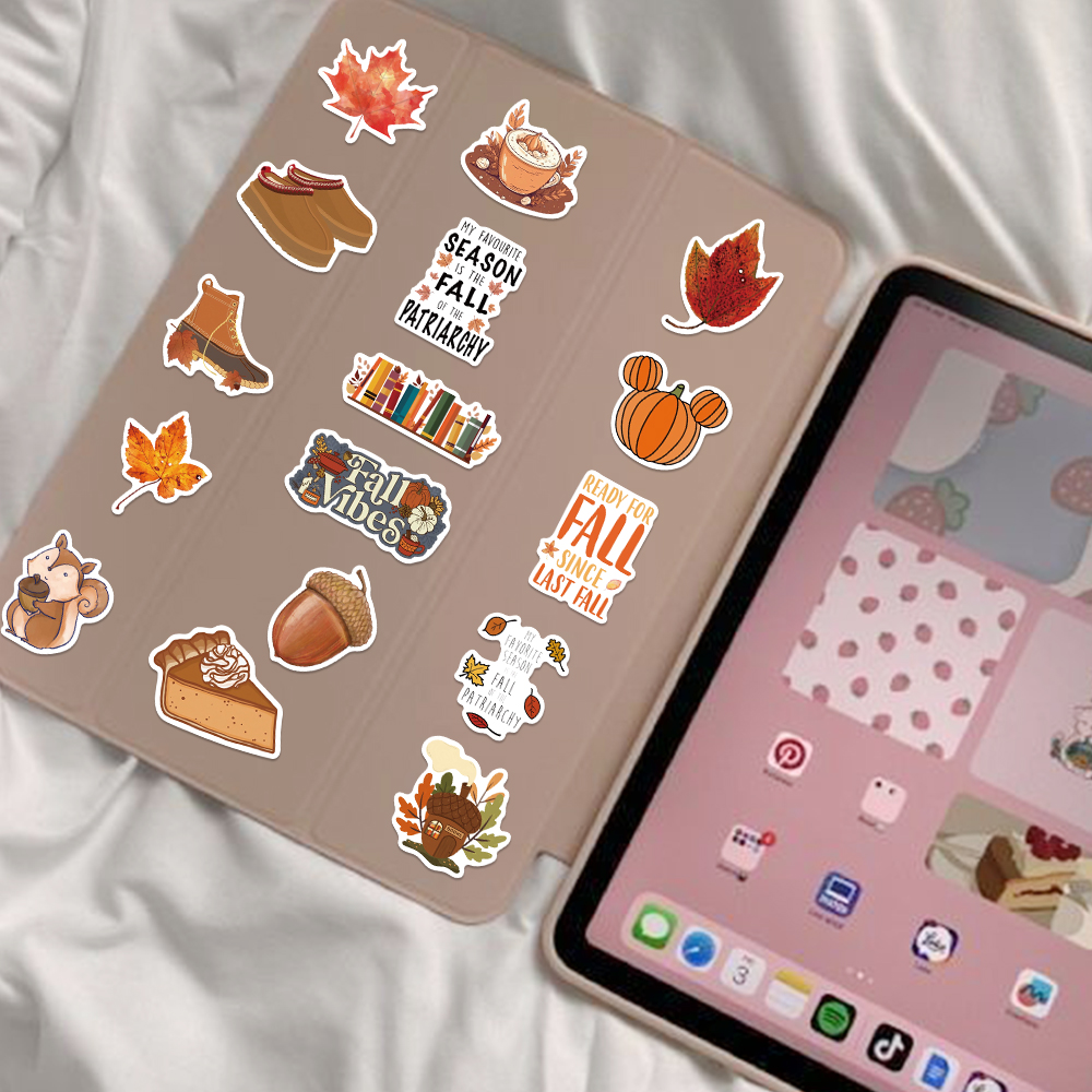 50PCS Cute Autumn Fall Sticker – Art And Craft Autumn recenzja i cena