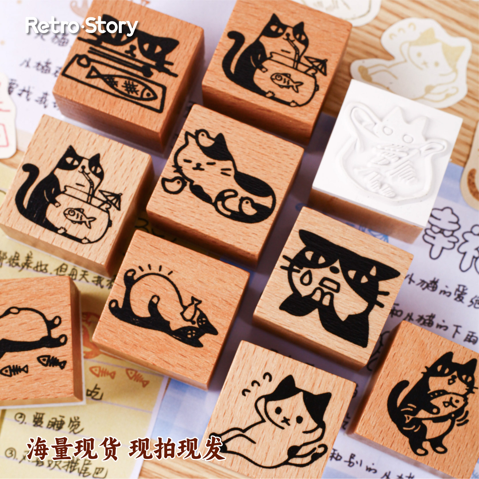 1pc Alphabet Stamps Vintage Wo – Rubber Stamp Blank recenzja i cena