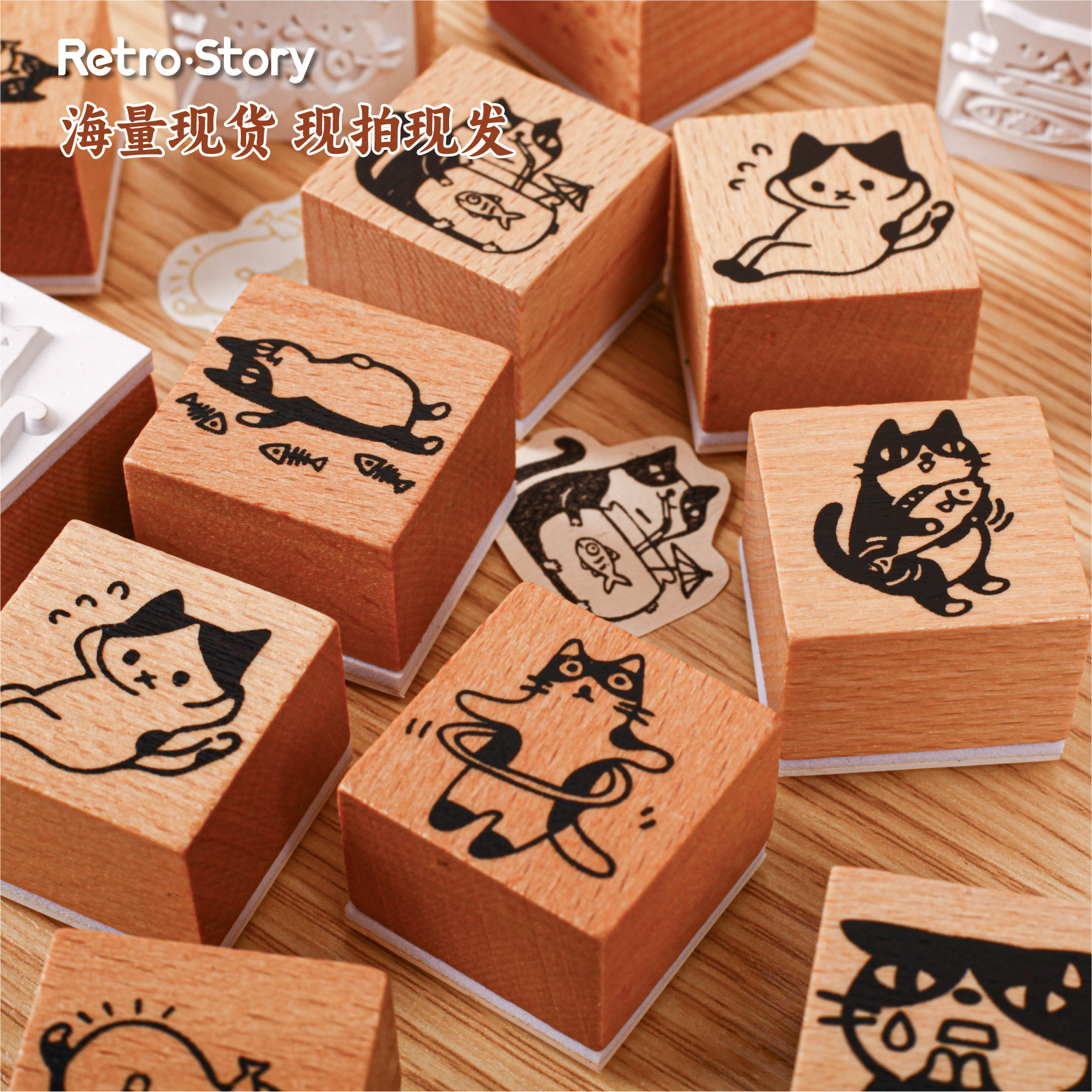 1pc Alphabet Stamps Vintage Wo – Rubber Stamp Blank recenzja i cena