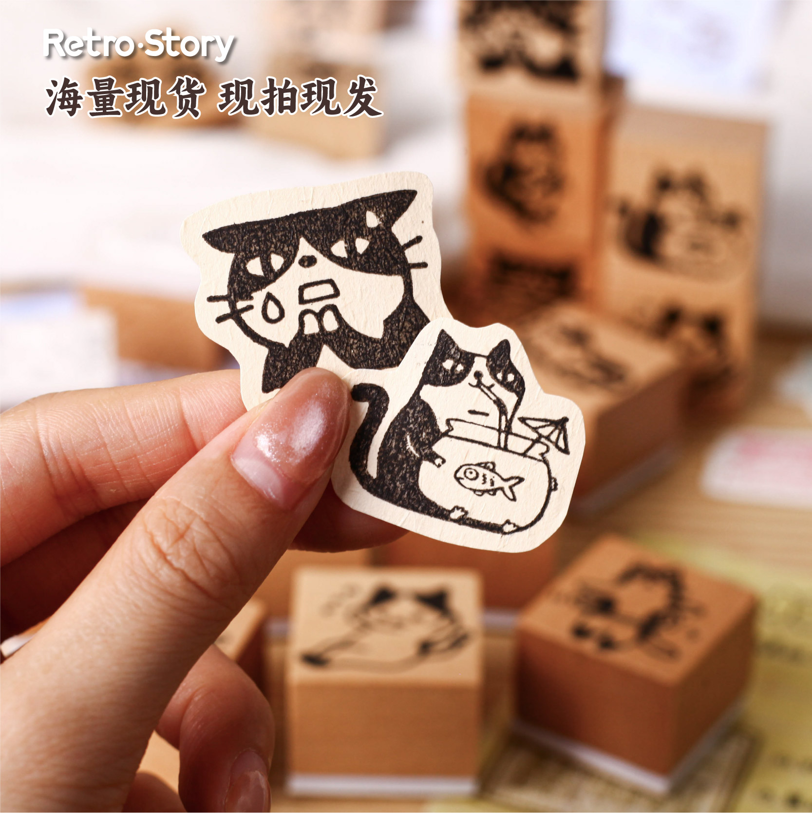 1pc Alphabet Stamps Vintage Wo – Rubber Stamp Blank recenzja i cena