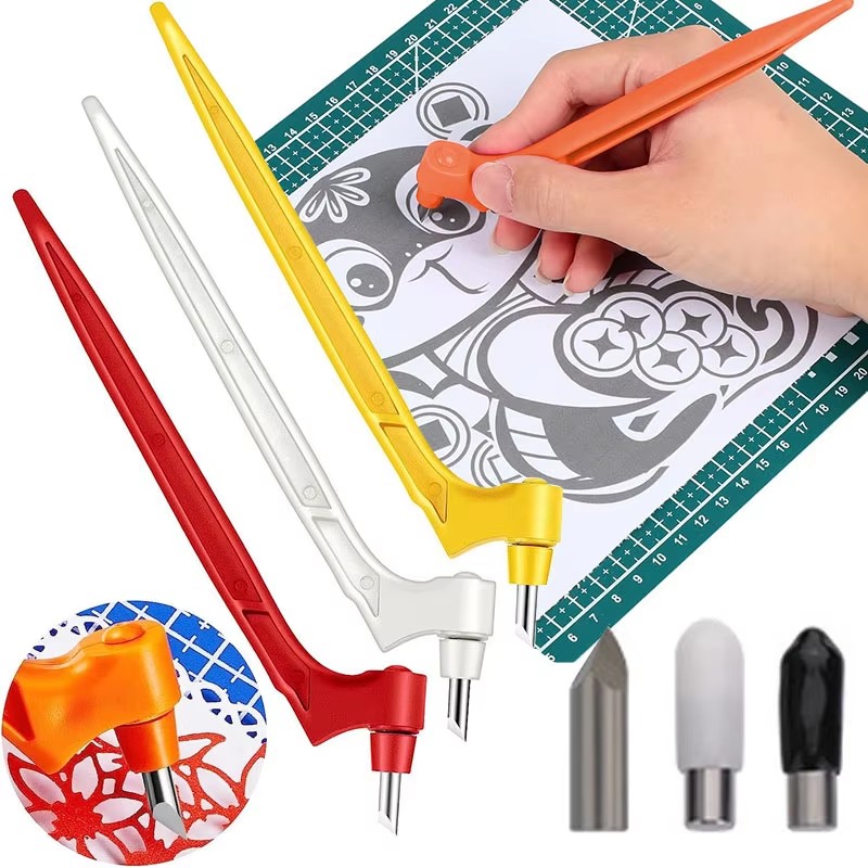 1/2/4/6set 360˚ Rotating Paper – Art Craft Knife recenzja i cena