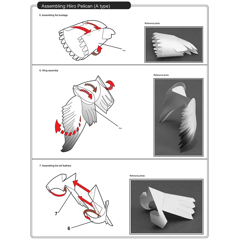 Dalmatian Pelican Origami Art  – Art Craft With Cardboard recenzja i cena