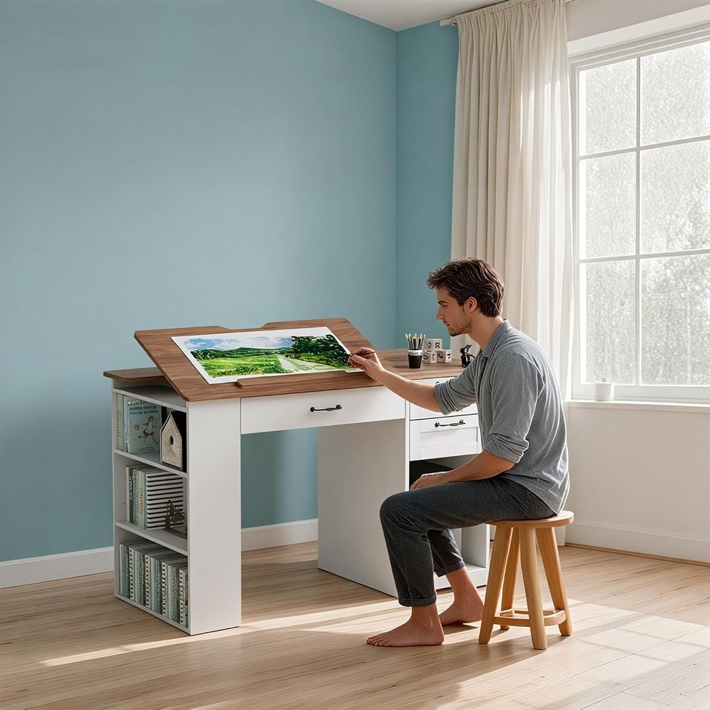 Drating Table with Storage Cab – Art & Craft Tape recenzja i cena