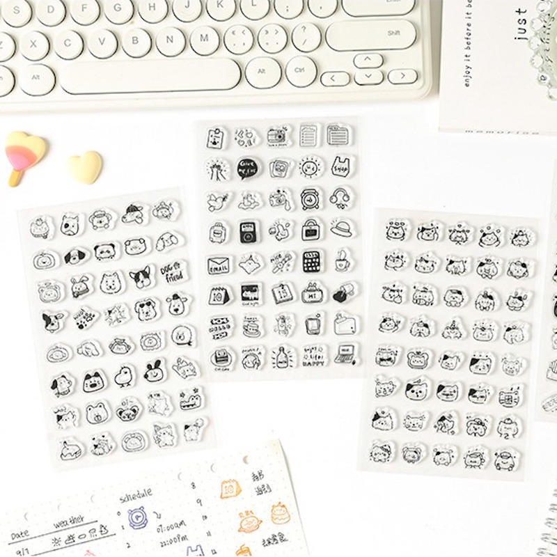 Mini Cute Daily Life Symbol Cl – Rubber Stamp Blank recenzja i cena