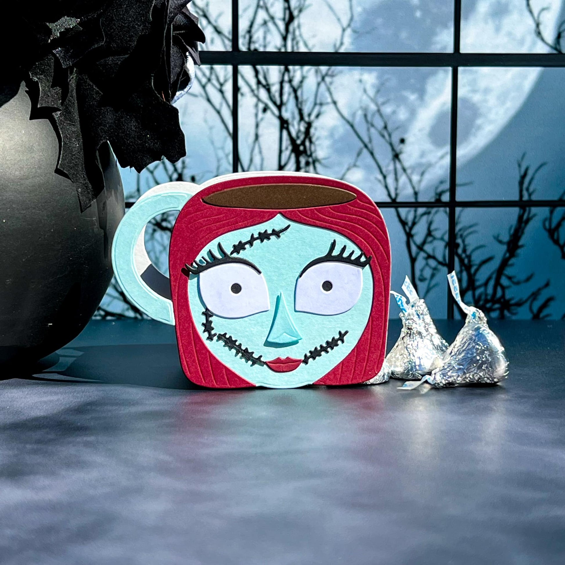 Clock Halloween Candy Boo Mug  – Rubber Stamp Blank recenzja i cena