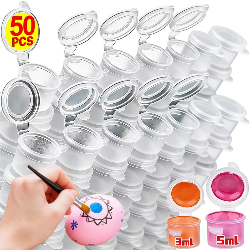 10/30/50PCS Empty Paint Pots M – Art Craft Cup recenzja i cena