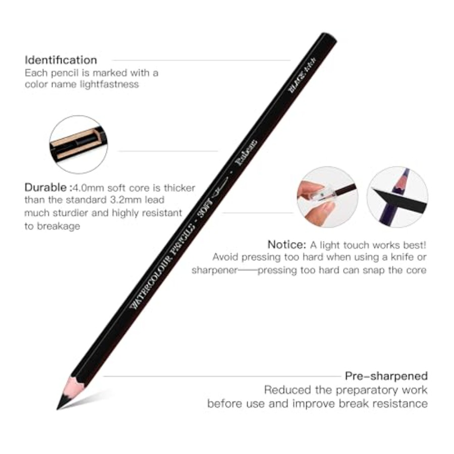 Watercolor Pencils Sets, 36 Co – Colored Pencil Professional recenzja i cena