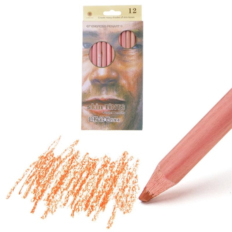 12Pcs Professional Soft Pastel – Colored Pencil Professional recenzja i cena