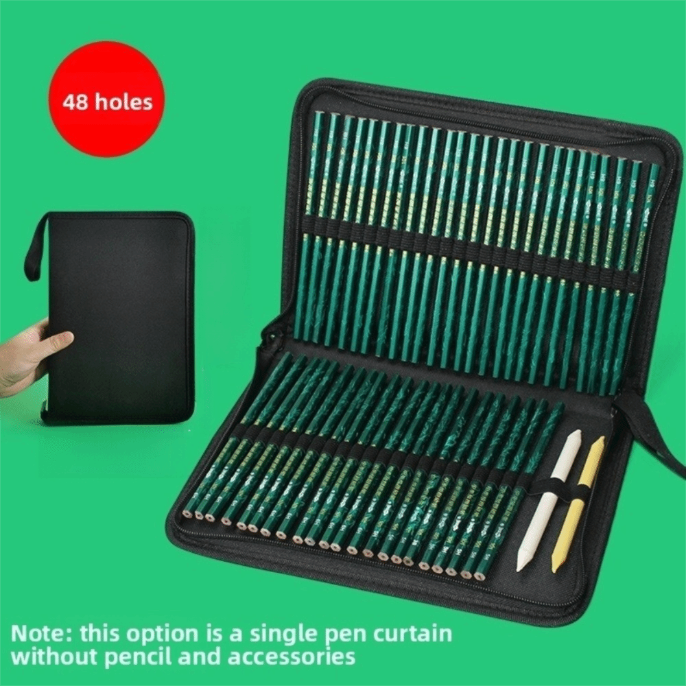 36/48/72 Hole Pen Curtain Blac – Colored Pencil Professional recenzja i cena
