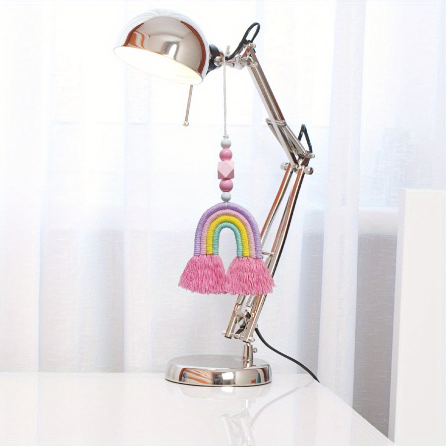 1PC Rainbow Wind Chimes Weavin – Art And Craft For Nursery recenzja i cena