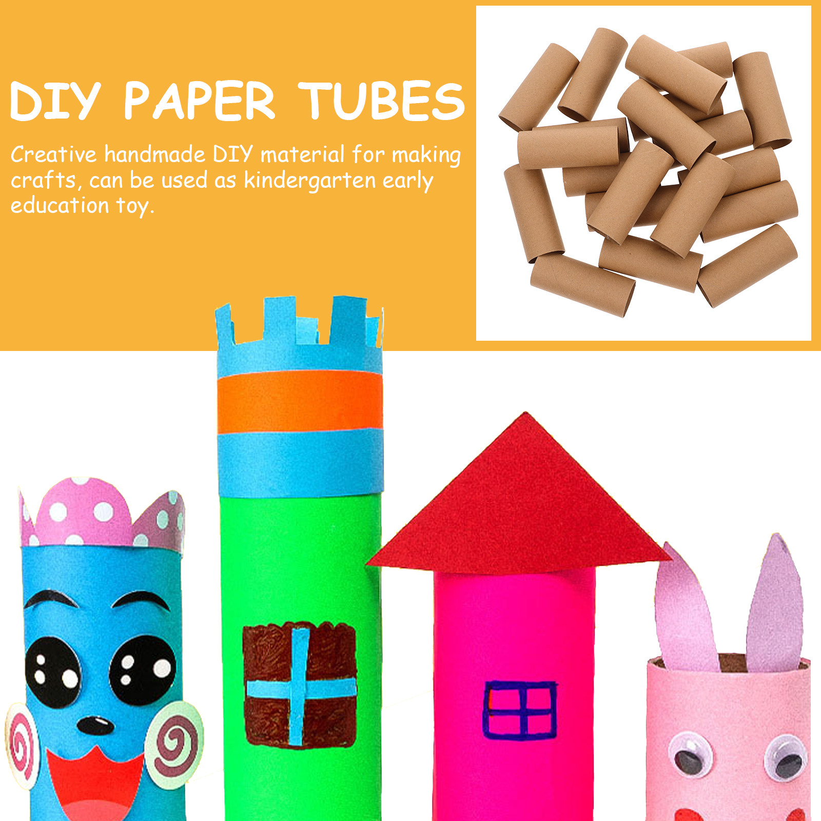 20Pcs DIY Paper Tubes Round Ca – Art Craft With Cardboard recenzja i cena