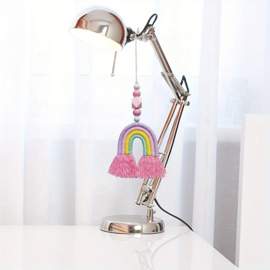 Pink Rainbow Wind Chimes Weavi – Art And Craft For Nursery recenzja i cena