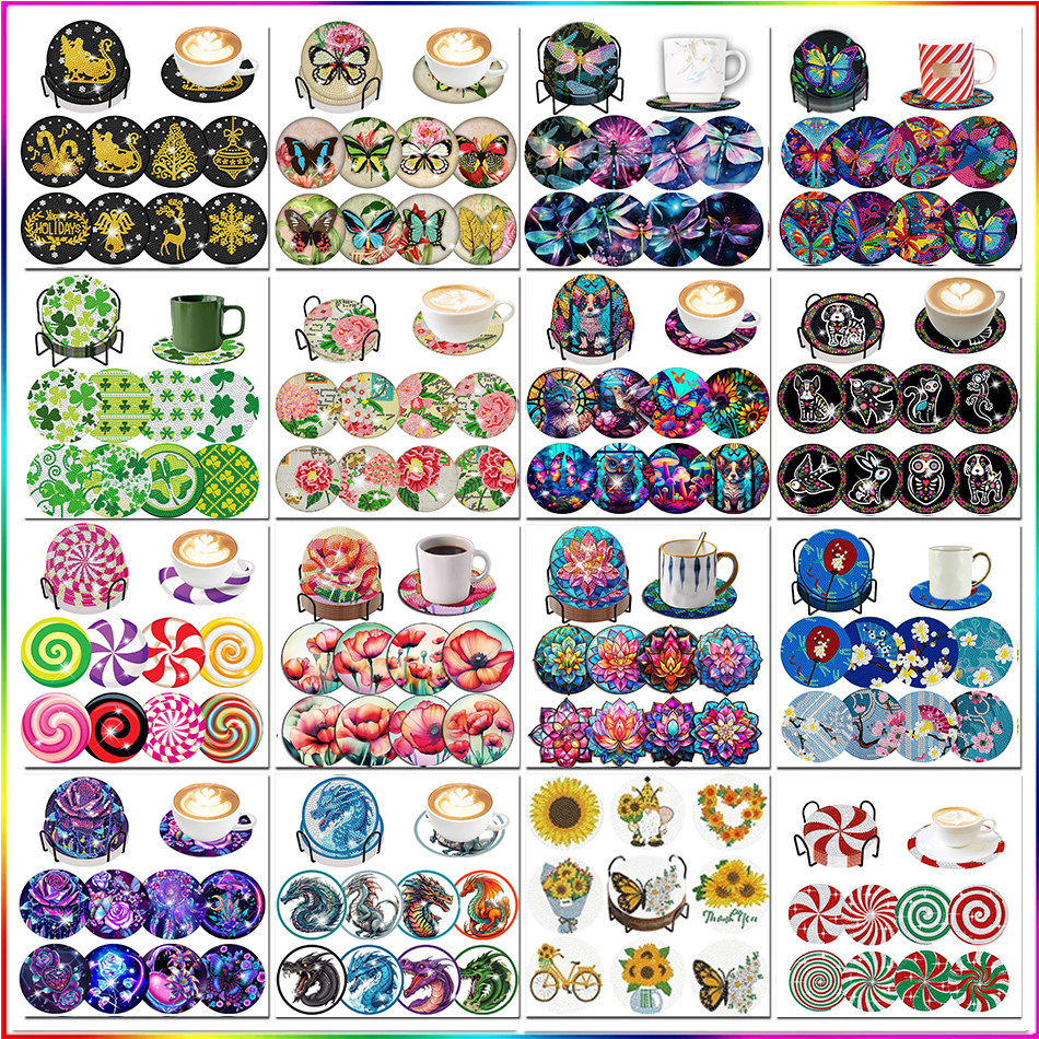 SDOYUNO 8pcs Diamond Art Coast – Art Craft Cup recenzja i cena