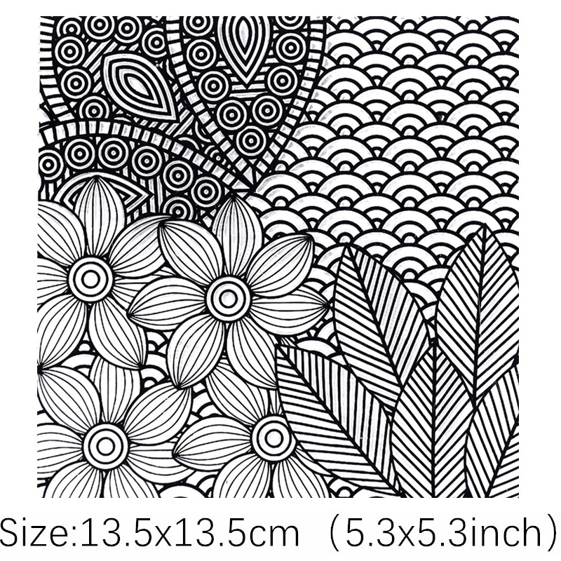 SNASAN Flowers Texture DIY Emb – Rubber Stamp Blank recenzja i cena