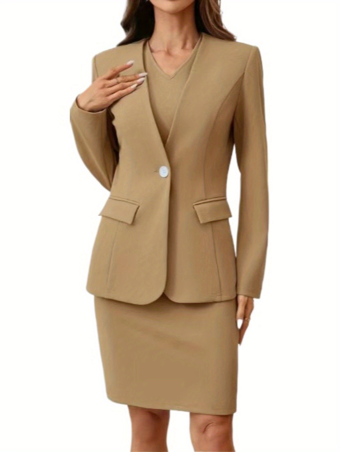 Women Elegant Office Lady V Ne – Colored Pencil Professional recenzja i cena
