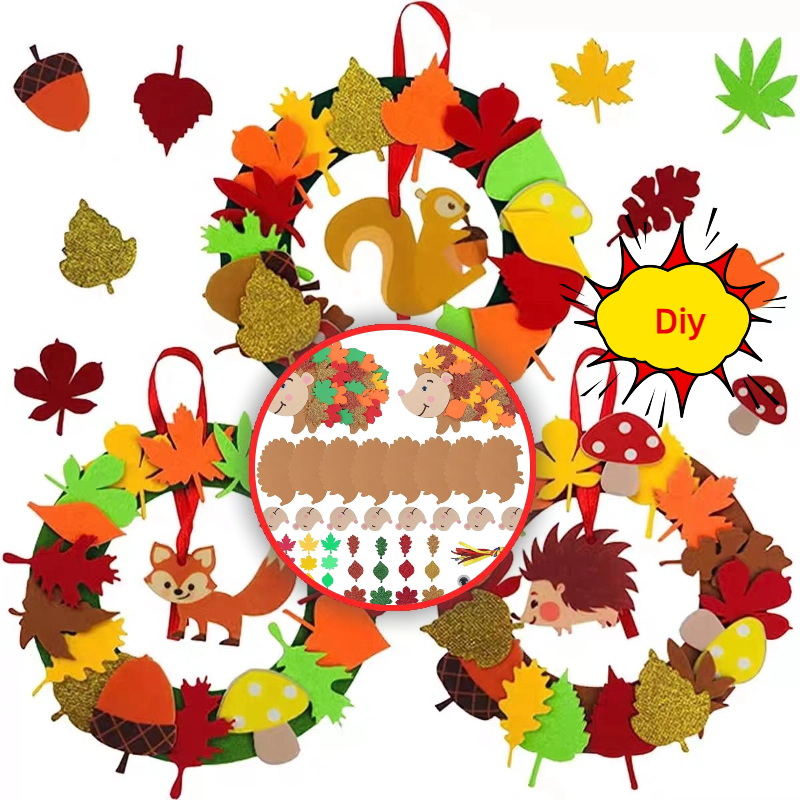 Autumn Creative Diy Wreath Cra – Art And Craft Autumn recenzja i cena
