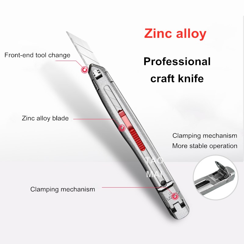 Zinc Alloy Utility Knife Leath – Art Craft Knife recenzja i cena