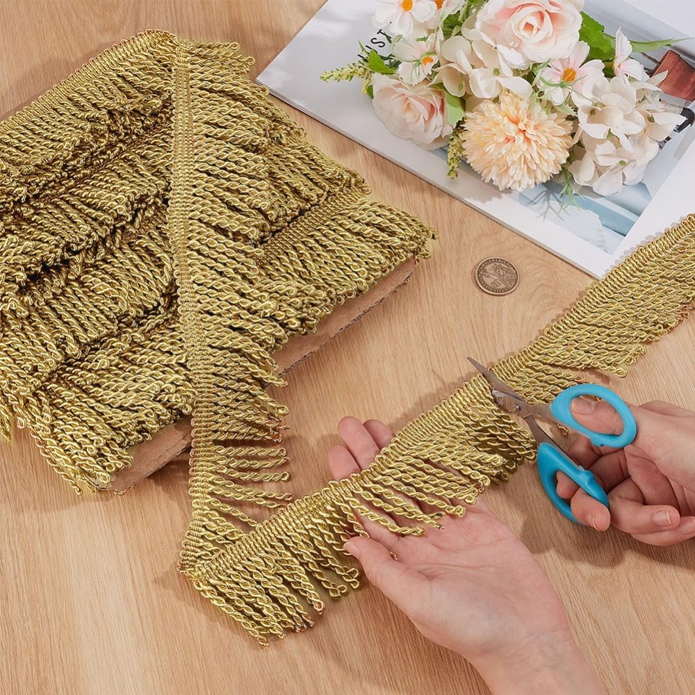 12 Yardsx2.2Inch Fringe Trim C – Box Art And Craft recenzja i cena