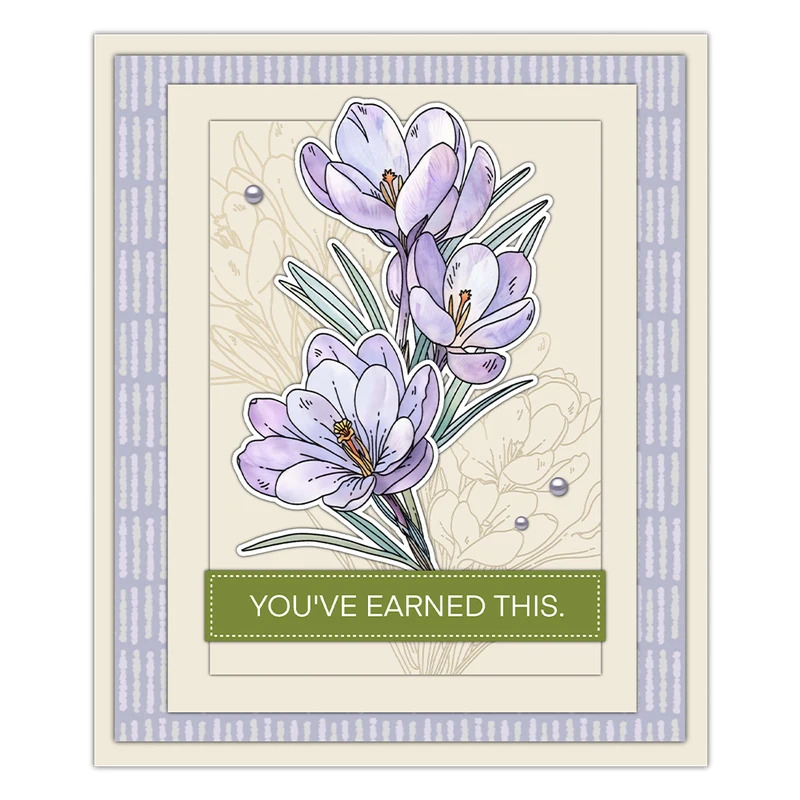 Zephyranthes Candida Cutting D – Rubber Stamp Blank recenzja i cena