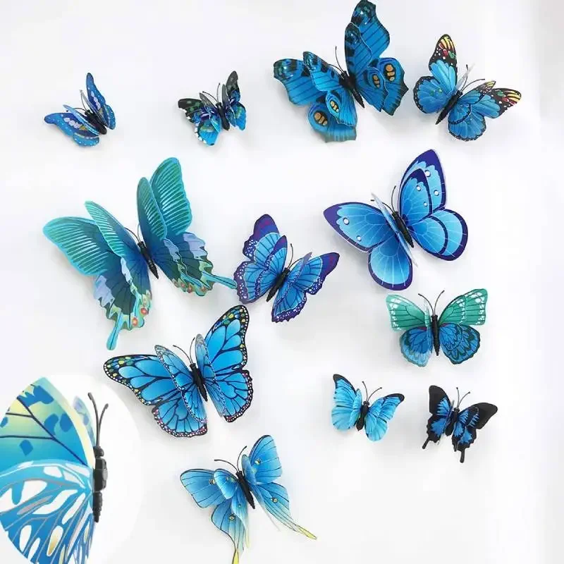 12pcs 3D Colorful Butterfly Wa – Art And Craft For Nursery recenzja i cena
