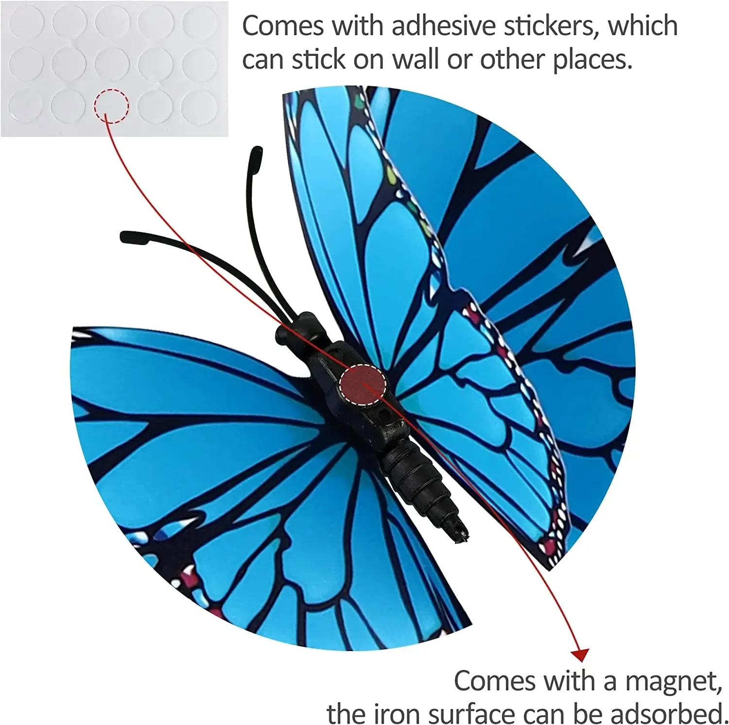 12pcs 3D Colorful Butterfly Wa – Art And Craft For Nursery recenzja i cena