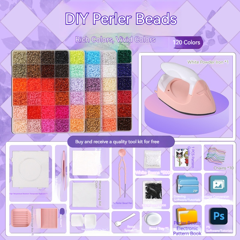 Mard Perler Fuse Beads 2.6mm F – Box Art And Craft recenzja i cena