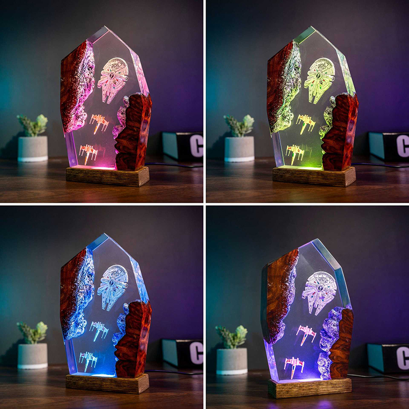 Table Resin Lamp Universe War  – Art Craft Christmas recenzja i cena